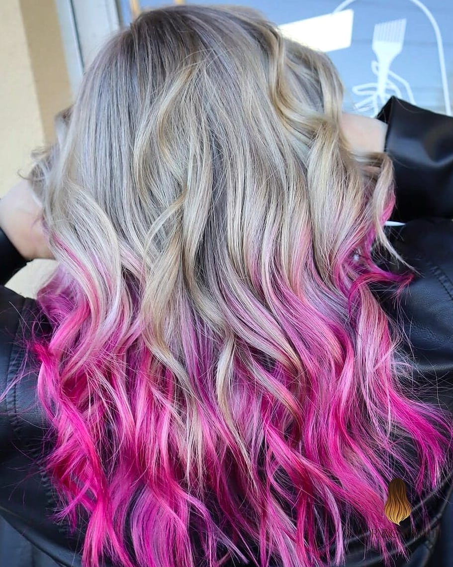 22 Balayage Rubio Ideas Worth Bookmarking Right Now 20 Feminine Pink Balayage Ombre