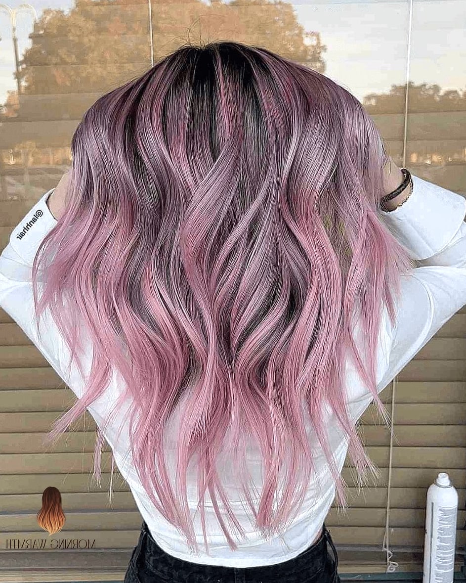 30 Cabello Balayage Ideas You Need to Try Next 16 Feminine Pink Balayage Ombre