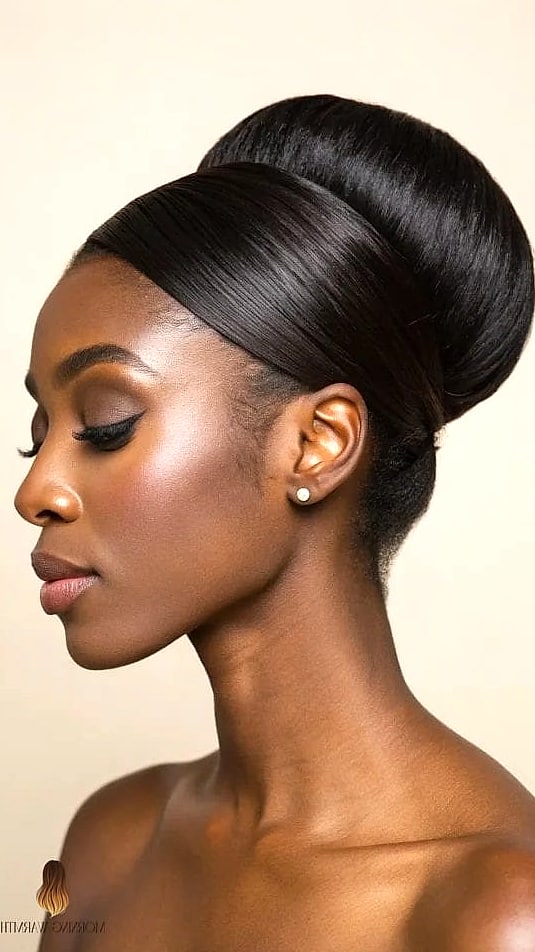 23 Dark Hair Color Ideas Inspo Ideas Worth Pinning Immediately 7 French Roll Twists