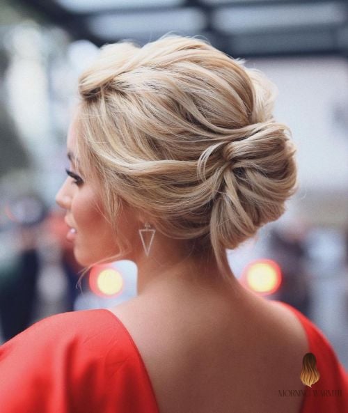 23 Balayage Hair Blonde Inspo Ideas Worth Pinning Immediately 8 French Roll with Teased Crown