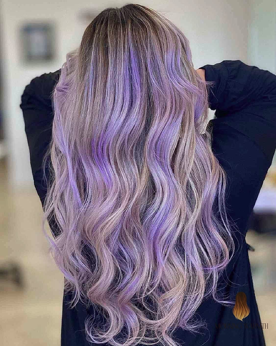 30 Cabello Balayage Ideas You Need to Try Next 25 Frosted Lavender Balayage Color