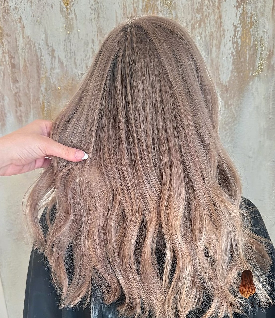 24 Milk Tea Hair Color Ideas That Are Absolutely Stunning 23 Frosted Milk Tea