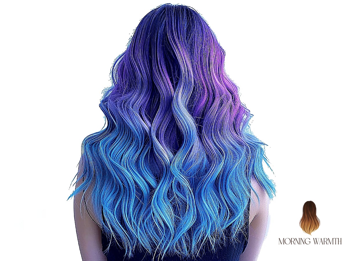 Galaxy Blue with Purple Undertones