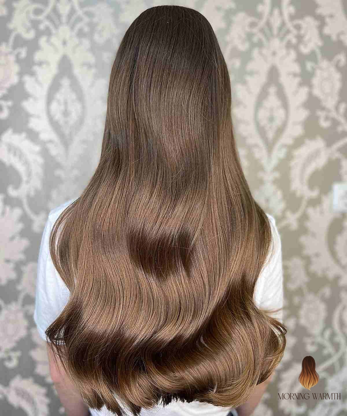 27 Brunette Hair Color Ideas That Every Stylist Needs to See 18 Glossy Brown with Golden Tones