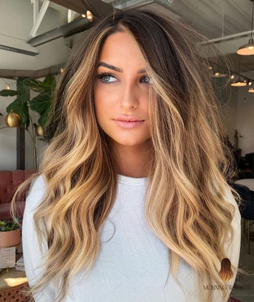 27 Blonde Balayage Ideas Every Woman Needs to See 15 Golden Blonde Full Balayage