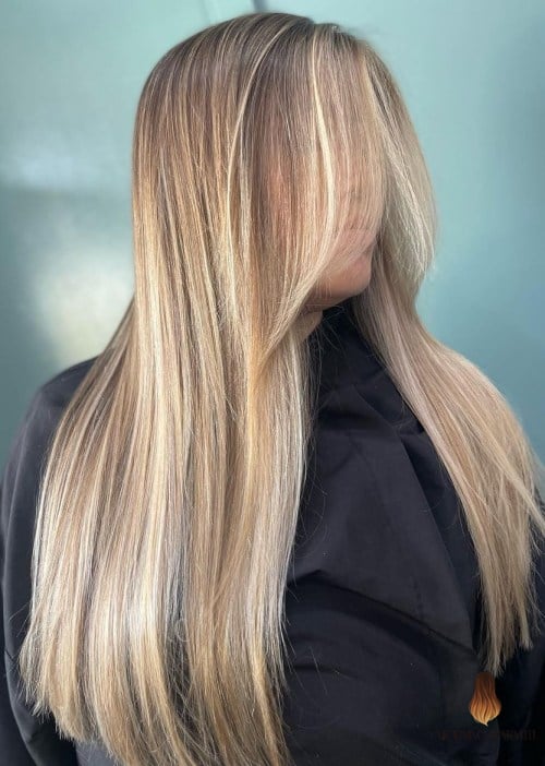 27 My Hair Color Ideas That Every Stylist Needs to See 10 Golden Blonde Balayage