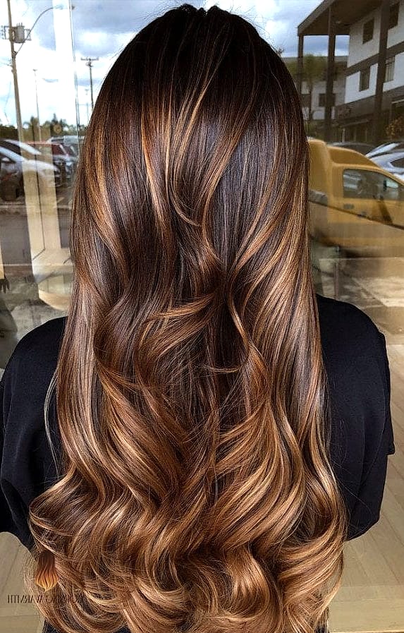 Golden Brown Balayage