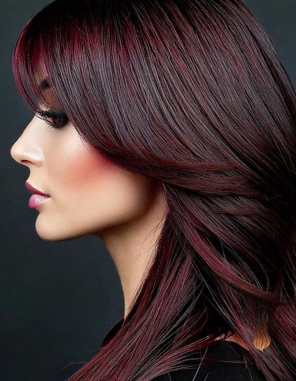 28 Black Cherry Hair Color Looks You'll Want to Screenshot Immediately 13 Golden Brown Balayage