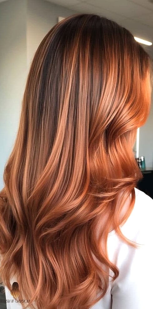25 Ombre Hair Color Ideas That Are Going Viral on Pinterest Right Now 25 Golden Copper Ombre