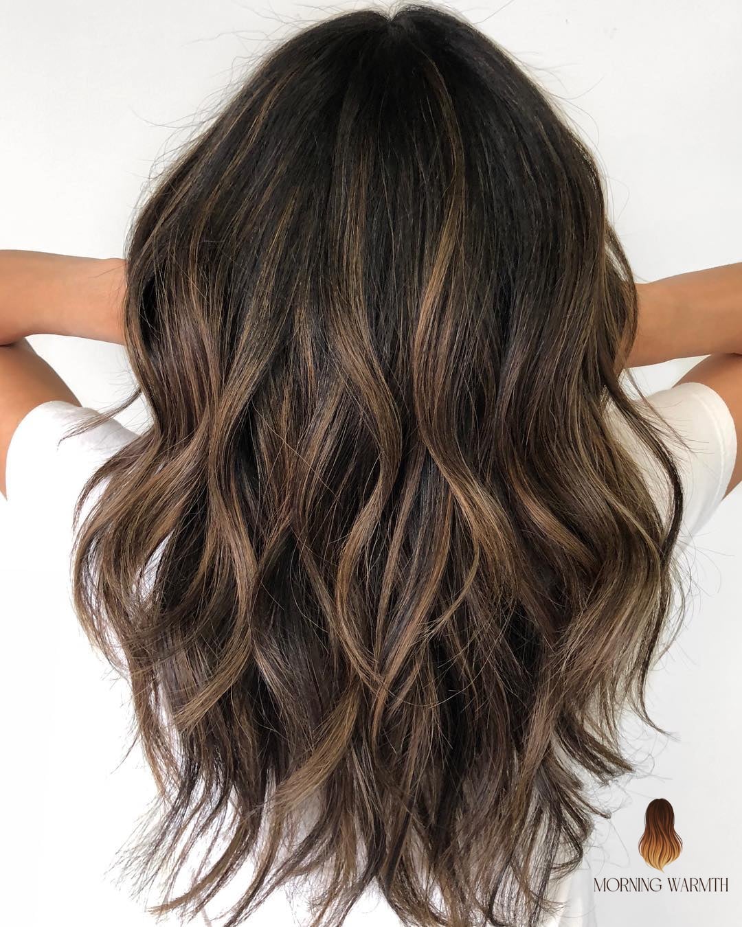 Hairstyles Featuring Dark Brown Hair with Highlights