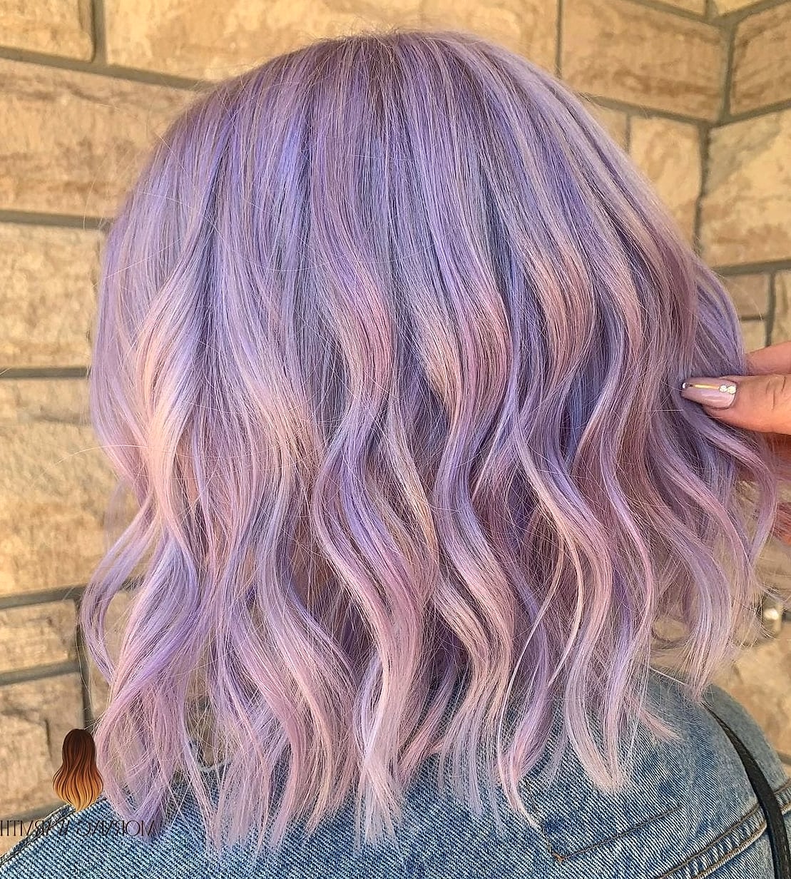 30 Summer Hair Color Ideas You Need to Try Next 13 Half Lavender Half Blonde Color Block