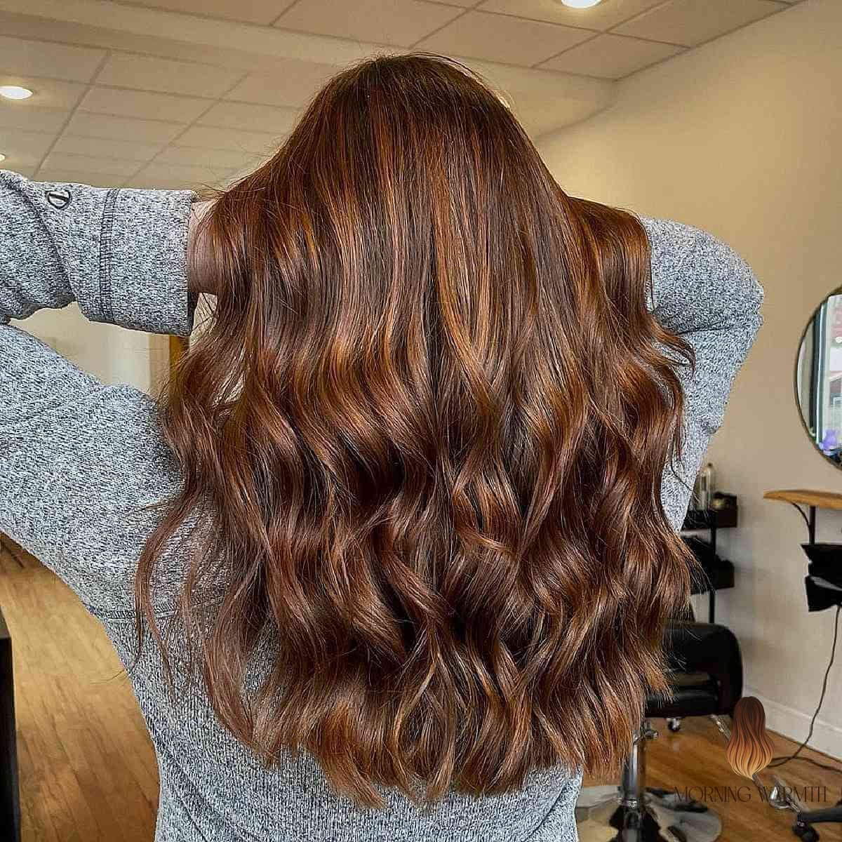 Hand-Painted Auburn Balayage