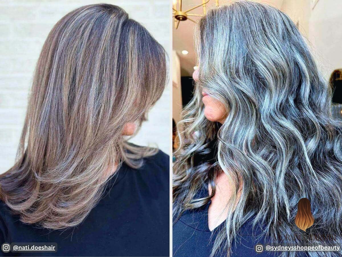 Highlights to Blend Gray Hair Must-See Ideas