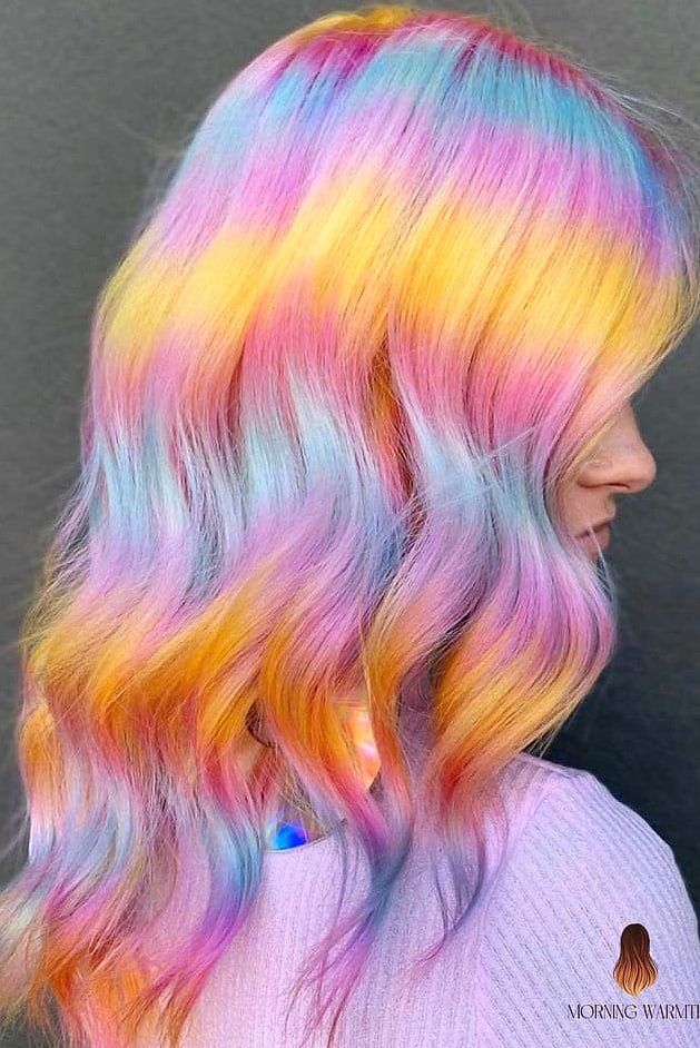 Holographic Blue Shimmer