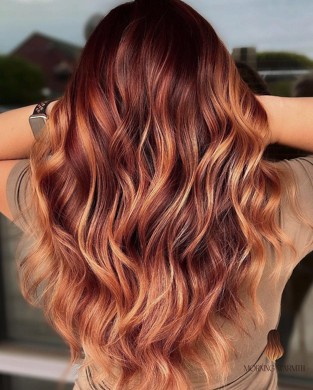 20 Balayage Miel Ideas That Are Breathtakingly Beautiful 18 Honey Balayage on Auburn Hair