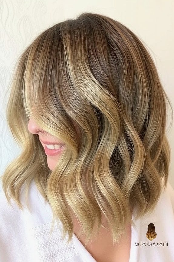 25 Honey Blonde Balayage Ideas That Are Going Viral on Pinterest Right Now 11 Honey Blonde Lob
