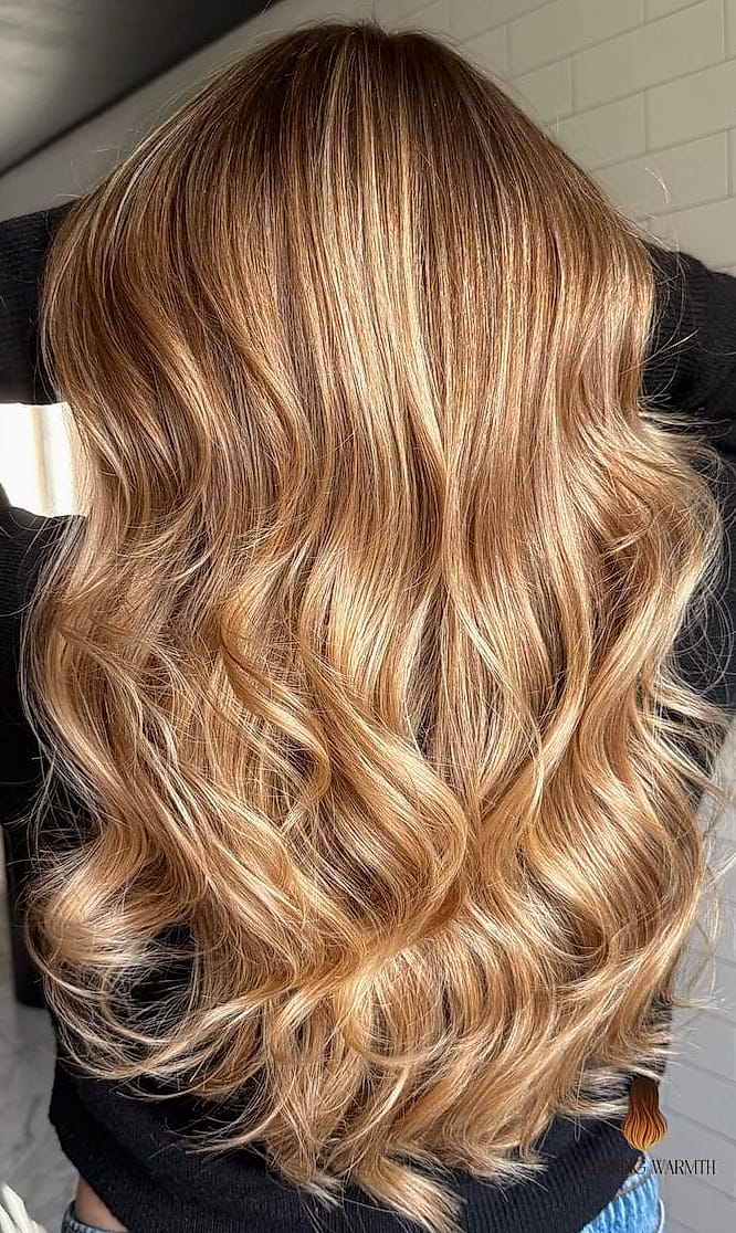 25 Honey Blonde Balayage Ideas That Are Going Viral on Pinterest Right Now 14 Honey Blonde on Long Layers