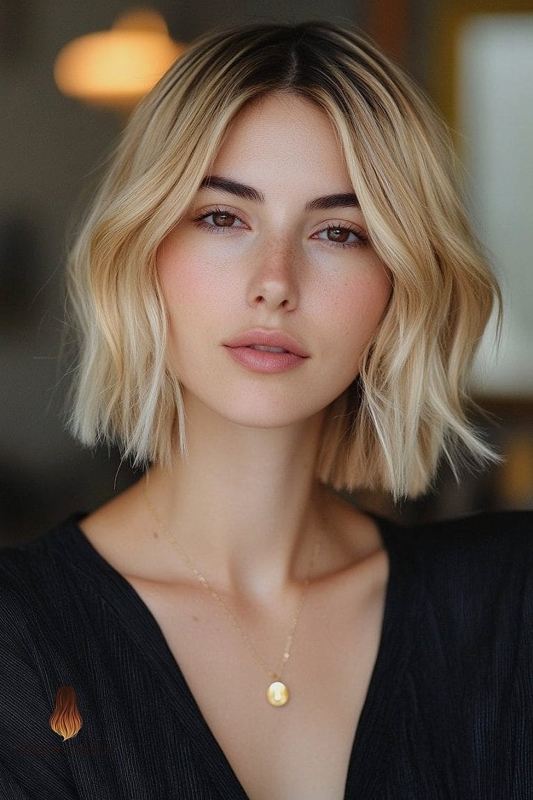 25 Honey Blonde Balayage Ideas That Are Going Viral on Pinterest Right Now 22 Honey Blonde French Bob