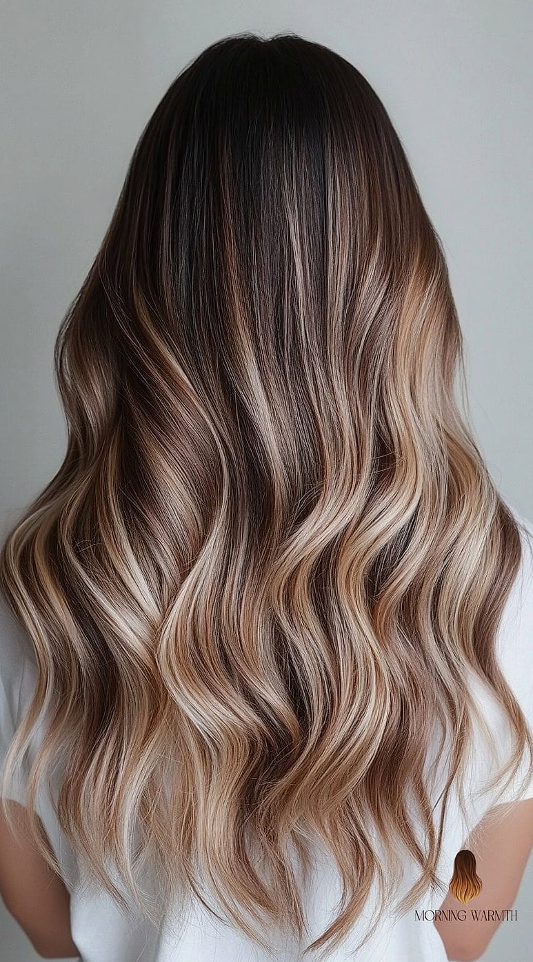 25 Honey Blonde Balayage Ideas That Are Going Viral on Pinterest Right Now 23 Honey Blonde Waves with a Deep Side Part