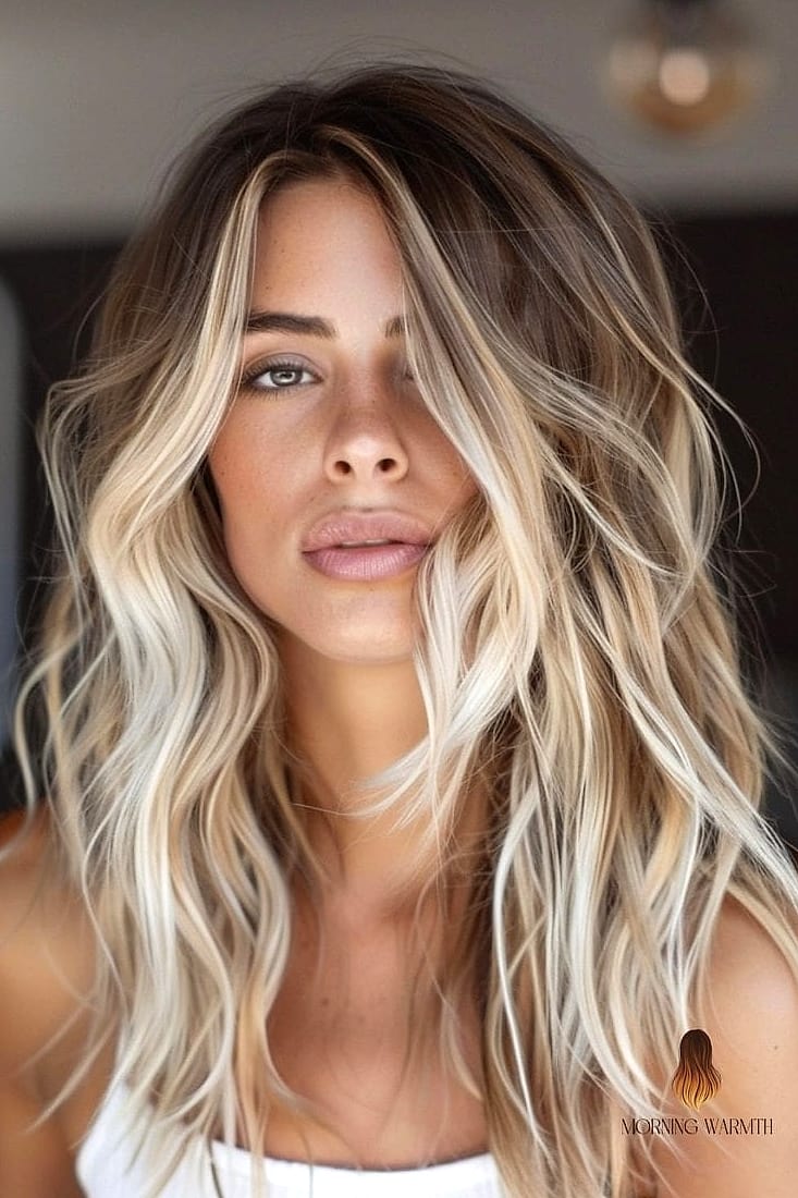 Icy Blonde Soft Flick Layers