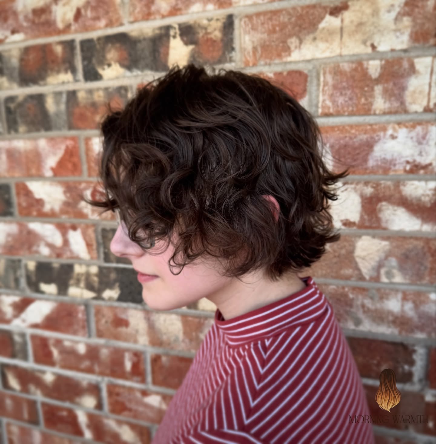 Layered Curly Cut with Natural Movement