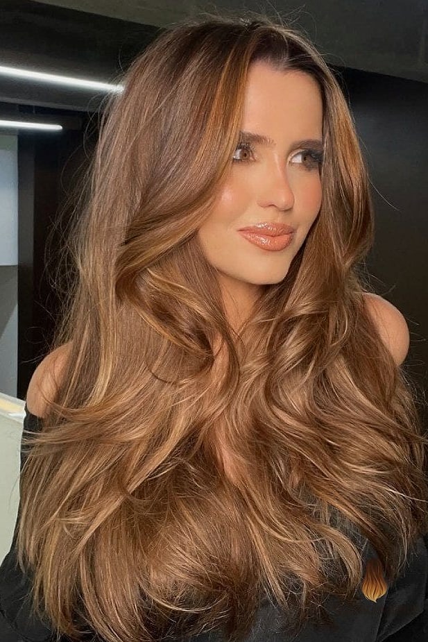 26 Balayage Caramelo Ideas That Are Gorgeous and So Inspiring 17 Light Chocolate and Caramel Strands