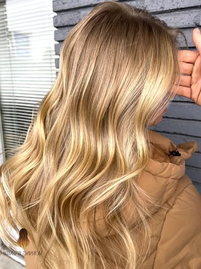 25 Blonde Highlights On Dirty Blonde Hair Ideas That Are Going Viral on Pinterest Right Now 12 Light Golden Blonde Hair with Wispy Bangs