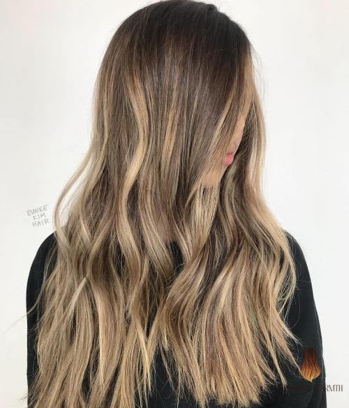 Long Bronde Tresses