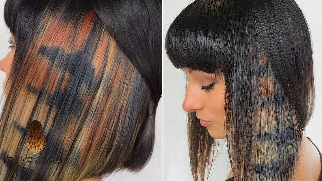 Long Feathered Tiger-Eye Balayage with Hand-Painted Face-Framing