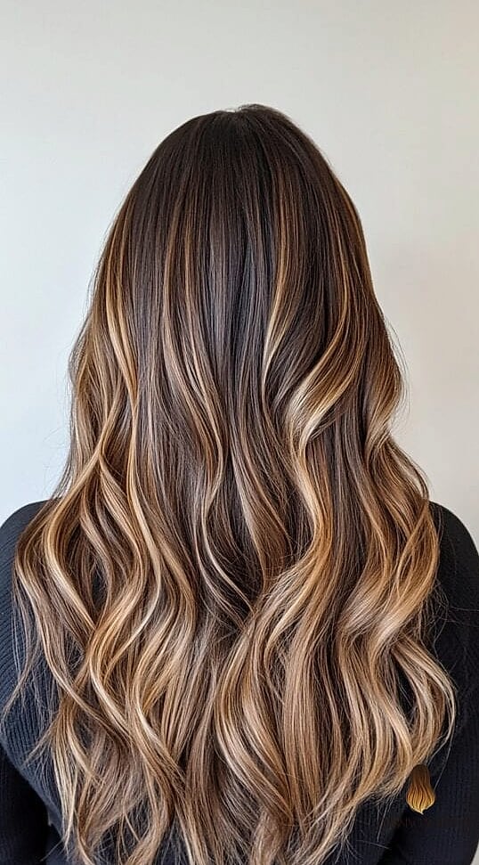 Long Layers with Honey Highlights