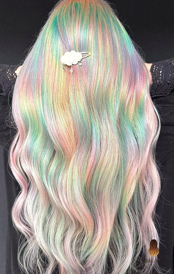 30 Summer Hair Color Ideas You Need to Try Next 22 Long Unicorn-Inspired Wavy Hair
