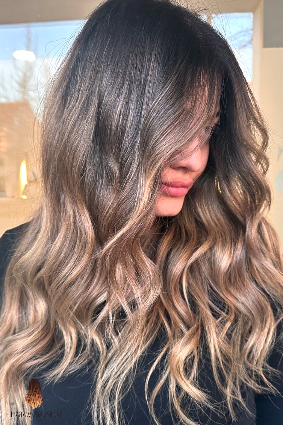 Loose Waves in Chocolate Brown