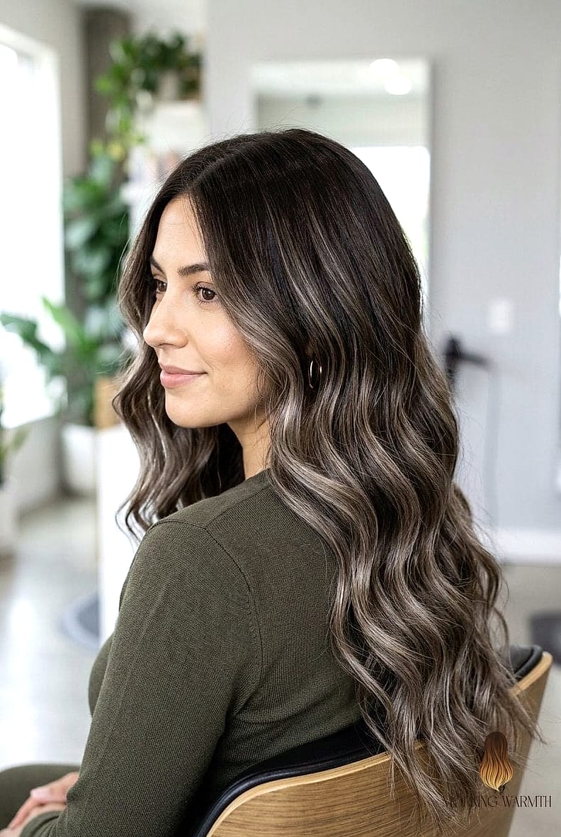 Loose Waves in Chocolate Brown