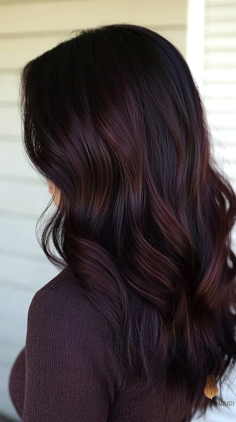 23 Dark Hair Color Ideas Inspo Ideas Worth Pinning Immediately 15 Low Curly Bun