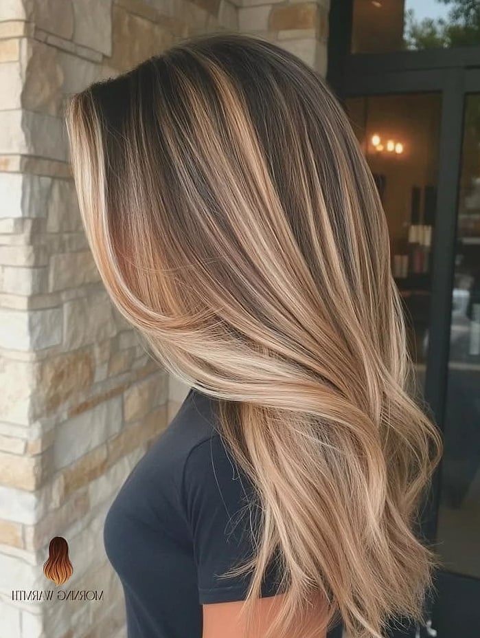 23 Balayage Hair Blonde Inspo Ideas Worth Pinning Immediately 24 Low Knot with a Flower Piece