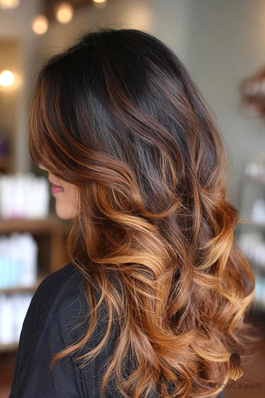 20 Balayage Miel Ideas That Are Breathtakingly Beautiful 11 Luxurious Caramel Bronze Layered Blowout