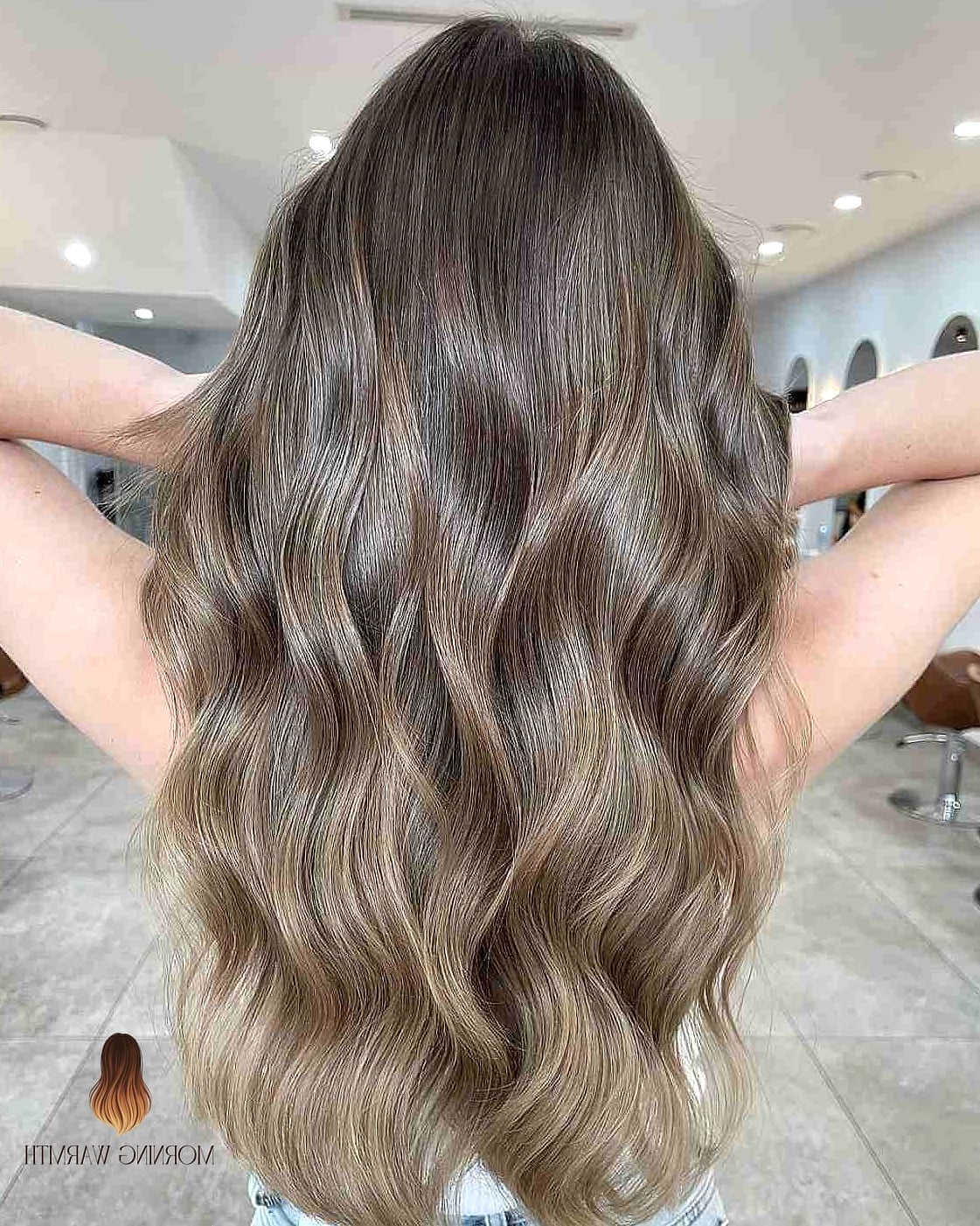 27 Brunette Hair Color Ideas That Every Stylist Needs to See 23 Melted Sandy Brown Wavy Hair