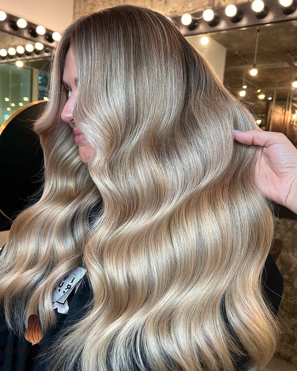 Metallic Blonde Balayage