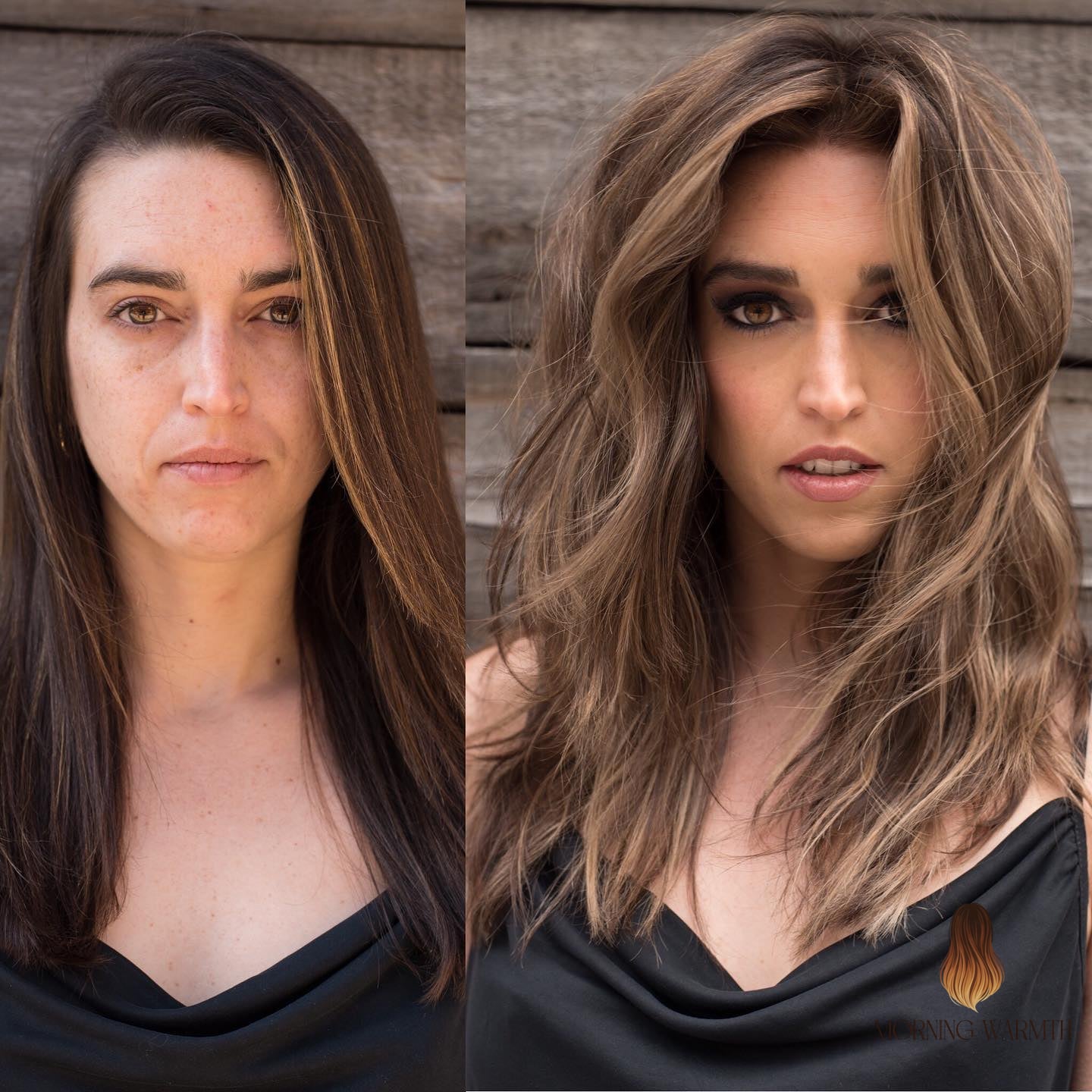 Mid-Length Tiger-Eye Layered Shag with Cheekbone-Brightening Ribbons