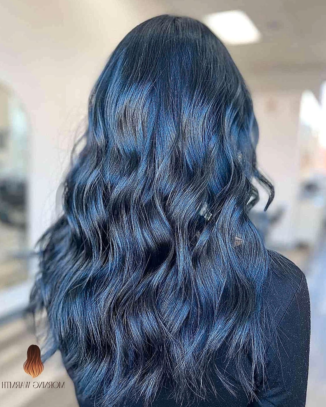 Midnight Navy Waves
