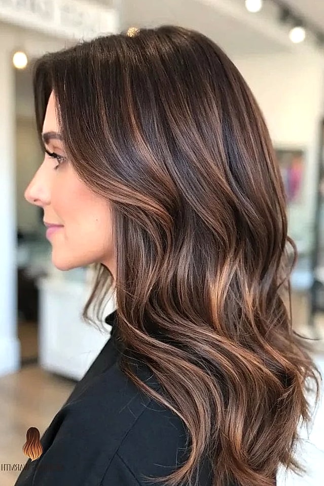 21 Brown Balayage Ideas That Are Trending Right Now 19 Mocha Balayage