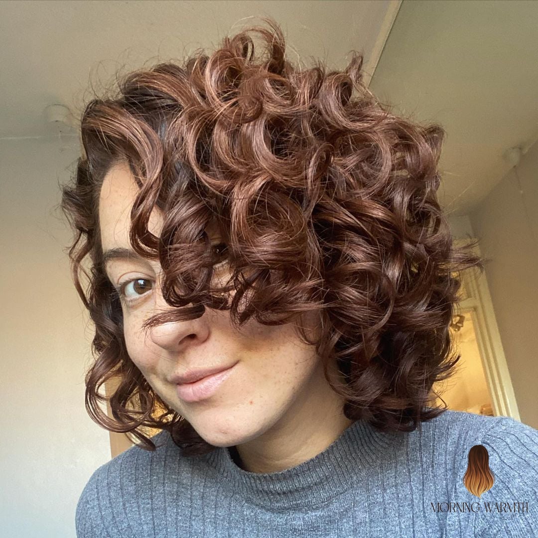 20 Mushroom Brown Hair Color Ideas That Are Breathtakingly Beautiful 3 Neck-Length Cut for Brown Curly Hair