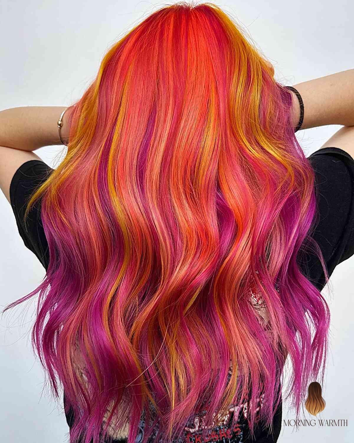 30 Summer Hair Color Ideas You Need to Try Next 4 Neon Sherbet