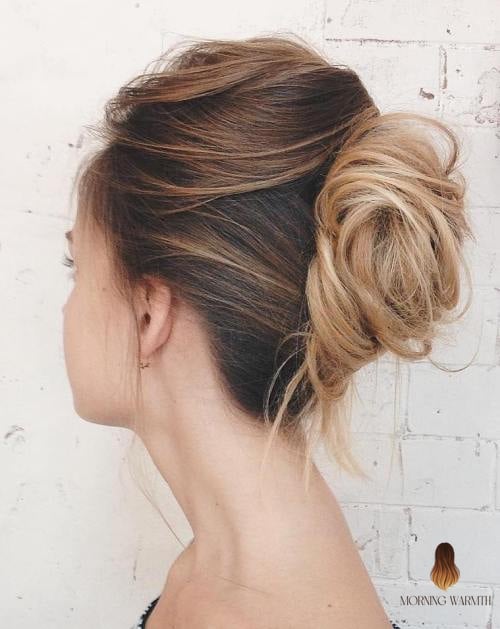 23 Hair Color Ideas For Brunettes Inspo Ideas Worth Pinning Immediately 22 Ombre Updo