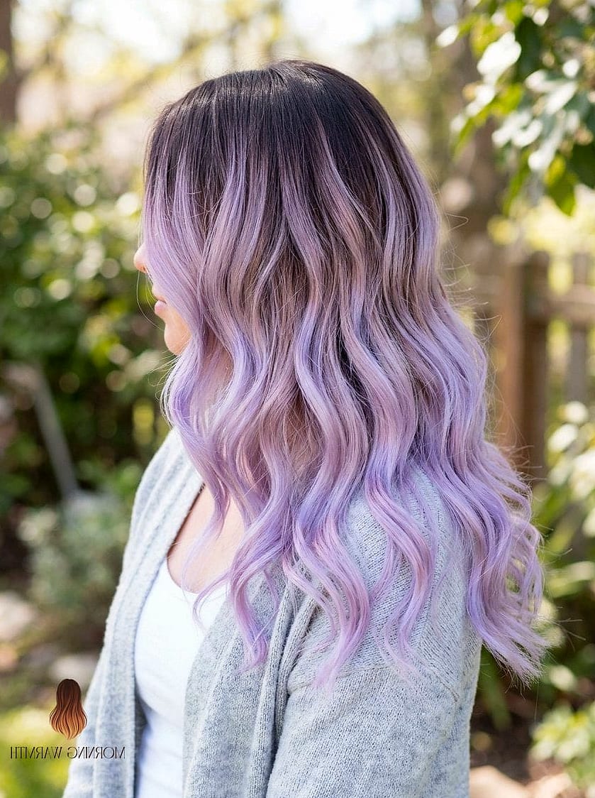25 Ombre Hair Color Ideas That Are Going Viral on Pinterest Right Now 10 Pastel Lavender Ombre