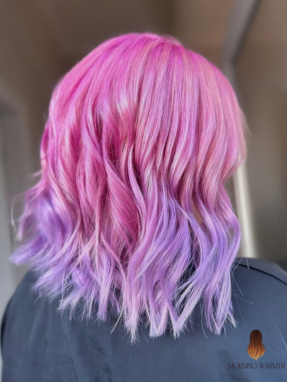 30 Summer Hair Color Ideas You Need to Try Next 28 Pastel Purple Hair with Peach Lowlights