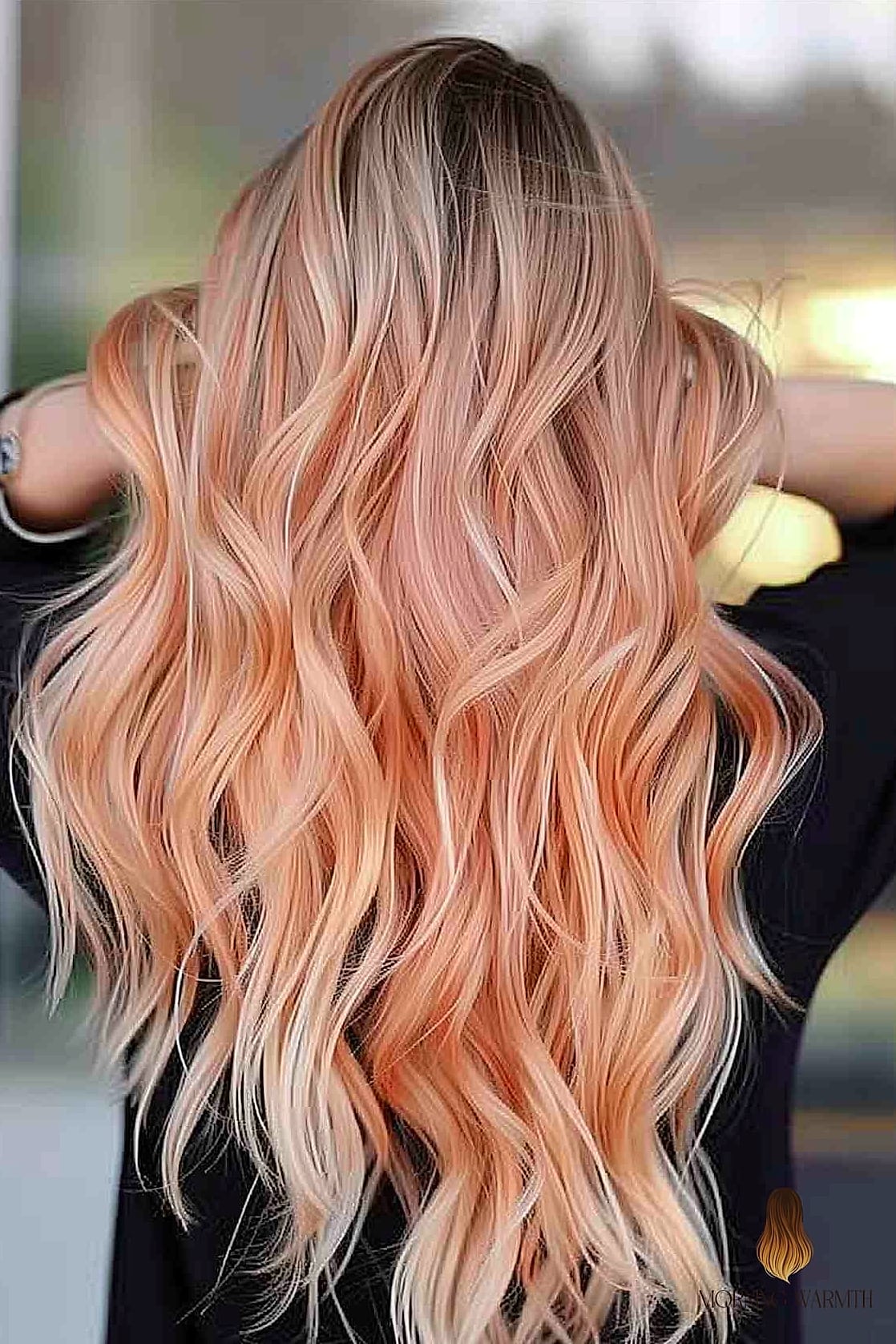 30 Summer Hair Color Ideas You Need to Try Next 12 Peachy Blonde Style