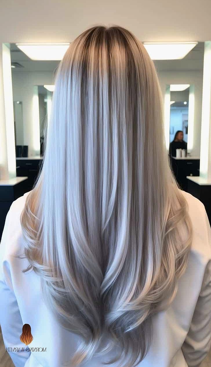 25 Ombre Hair Color Ideas That Are Going Viral on Pinterest Right Now 12 Platinum Ice Ombre