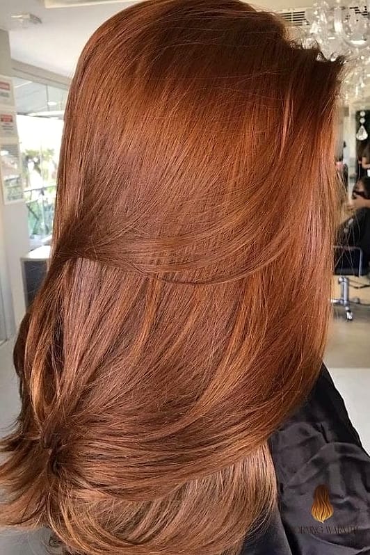 The Polished Chocolate Bob with Caramel Peek-a-Boos
