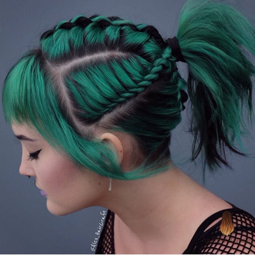 Pony with Cornrows